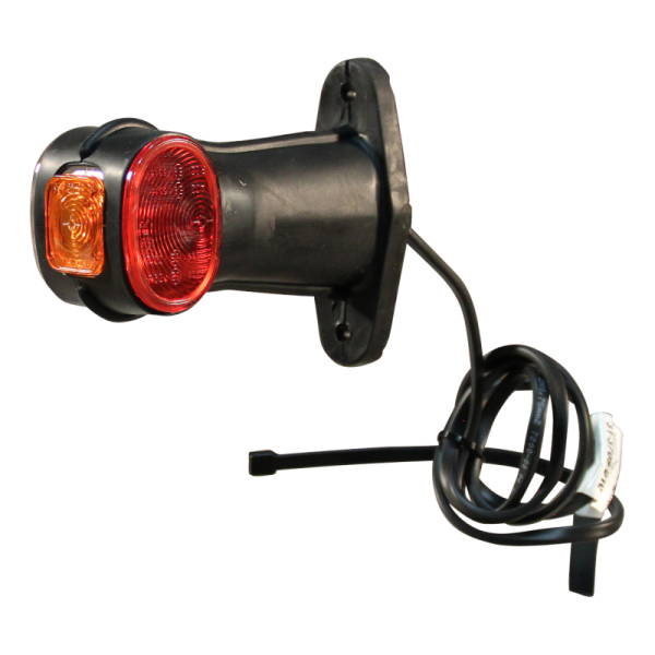 feu d'encombrement SUPERPOINT II version “courte” rouge / blanc / orange DC câble 1000mm