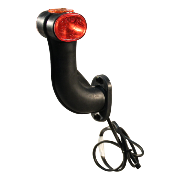 feu d'encombrement SUPERPOINT II version “Earpoint” rouge / blanc / orange droit DC câble 1000mm