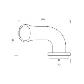 feu d'encombrement SUPERPOINT II version “Earpoint” rouge / blanc / orange droit DC câble 1000mm