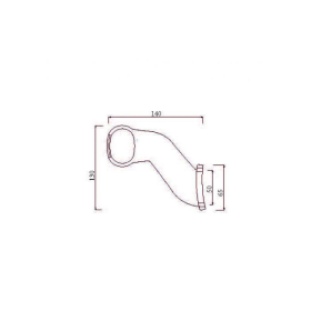 feu d'encombrement SUPERPOINT II version “Ecopoint” rouge / blanc / orange droit DC câble 920mm