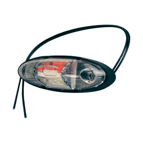 feu d'encombrement W105 rouge / blanc gauche/droite 220mm, 2x0,75mm2