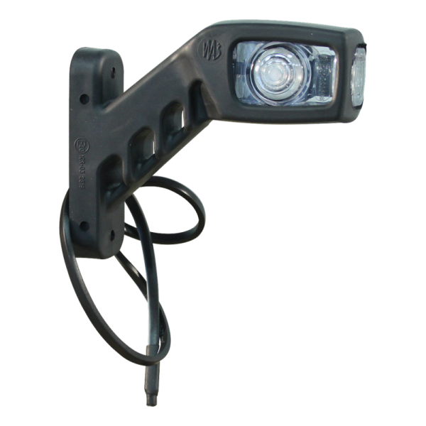 feu d'encombrement W49 rot / blanc / orange droit,