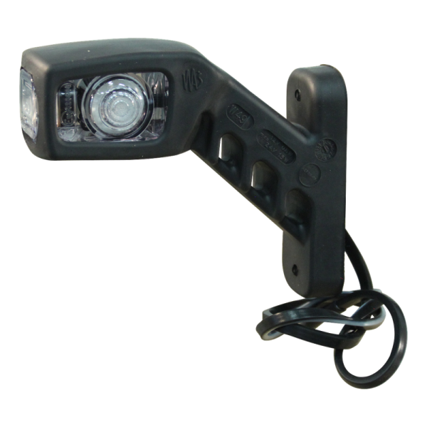 feu d'encombrement W49 rot / blanc / orange gauche DC câble 500mm., 2x0,75mm²