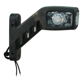 feu d'encombrement W49 rouge / blanc droit, 280mm, 2x0,75mm²