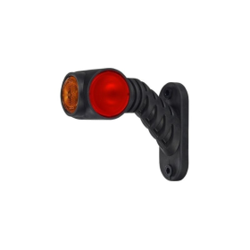 Gauche | Feu de gabarit LED rouge/blanc/ambre | 12-24V | 50cm. cable