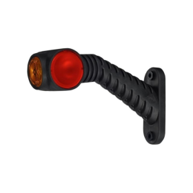 Gauche | Feu de gabarit LED rouge/blanc/ambre | 12-24V | 50cm. cable