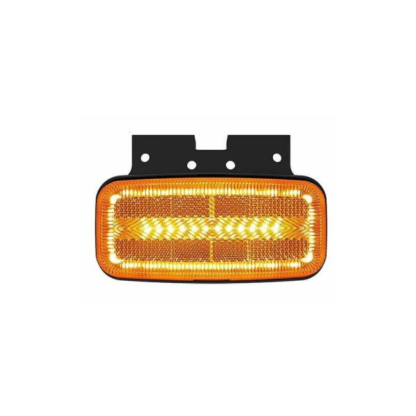 feu de position latéral avec fonction de clignotant cable 500mm 12/24vV orange