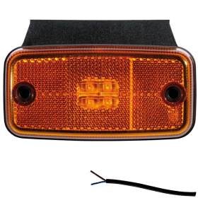 feu de position latéral cable 500mm 12/24vV orange