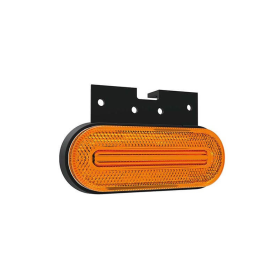 feu de position latéral cable 500mm 12/24vV orange