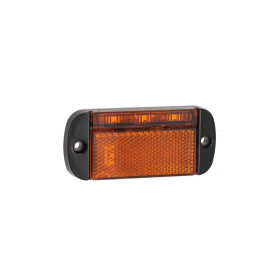 Feu de position latéral LED 100x44x12mm 84mm orange 50cm kabel, open draadeind IP67 12/24V