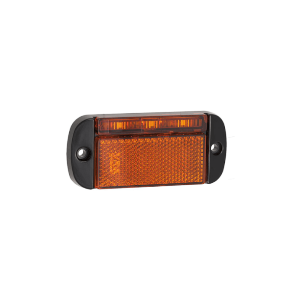 Feu de position latéral LED 100x44x12mm 84mm orange 50cm kabel, open draadeind IP67 12/24V