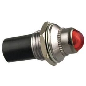 lampe tableau de bord / cockpit 12V 4W Ø14x30mm Rouge