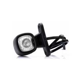 LED feu de position 68 x 70 x 31mm rood/wit universel câble 50cm extrémité ouverte 12/24V