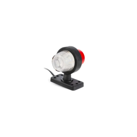 LED feu de position rouge / blanc 12-24V 30cm