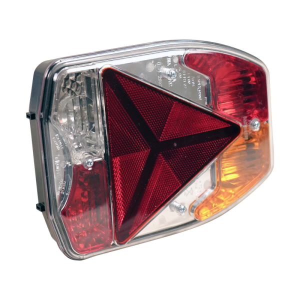 feu arrière ampoule fiche de connexion centrale à 6 pôles 6900/3 droit