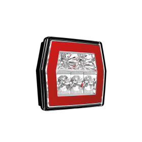 feu arrière LED baïonnette à 5 pôles universel à gauche et à droite (universel) 12/24V Lavaflow