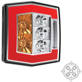 feu arrière LED baïonnette à 5 pôles universel à gauche et à droite (universel) 12/24V Lavaflow