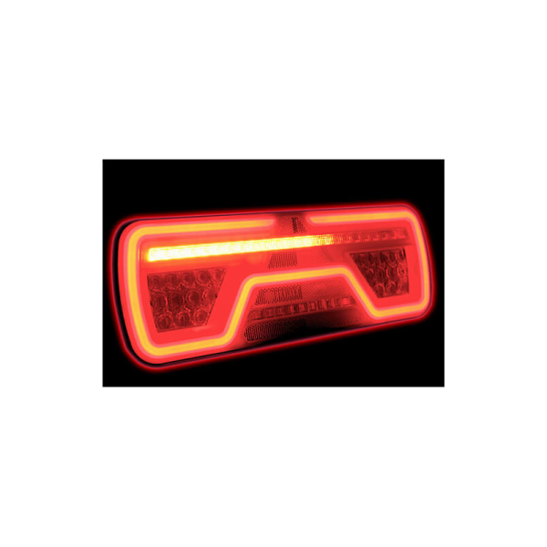 feu arrière LED baïonnette à 8 pôles gauche gauche 12/24V Lavaflow