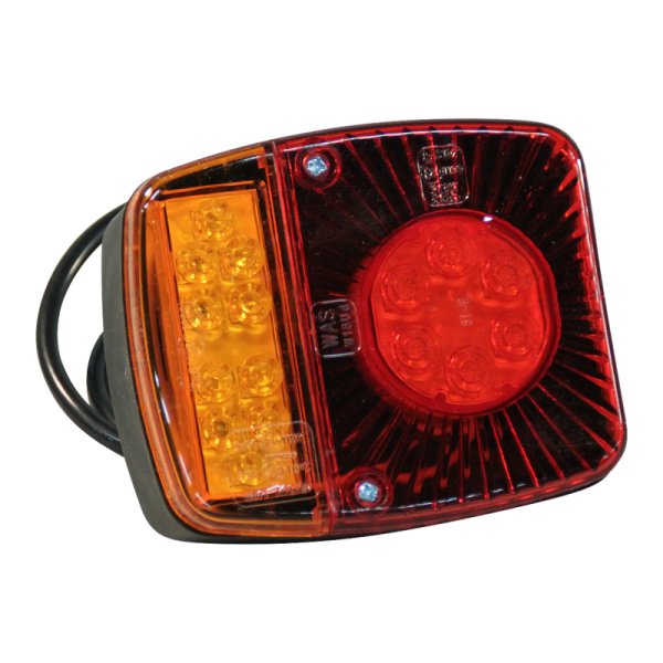 feu arrière LED câble 476 , LED 12V - 24V , universel 12/24 V