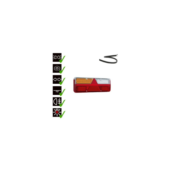 feu arrière LED câble gauche 9/36V Lavaflow