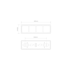 feu arrière LED câble universel 12/24V