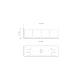 feu arrière LED câble universel 12/24V