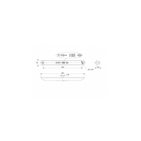 feu arrière LED câble universel 12/24V