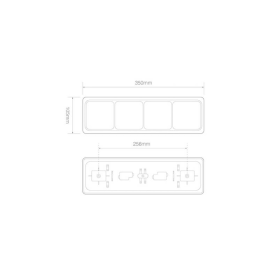feu arrière LED câble universel 12/24V