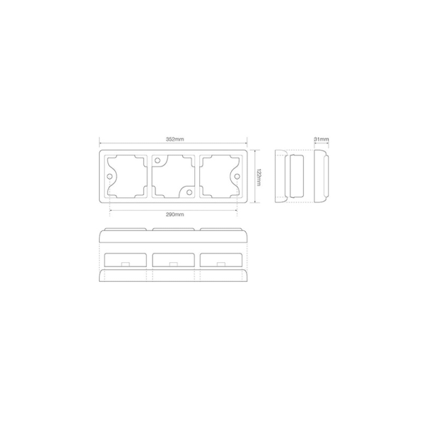 feu arrière LED câble universel 12/24V