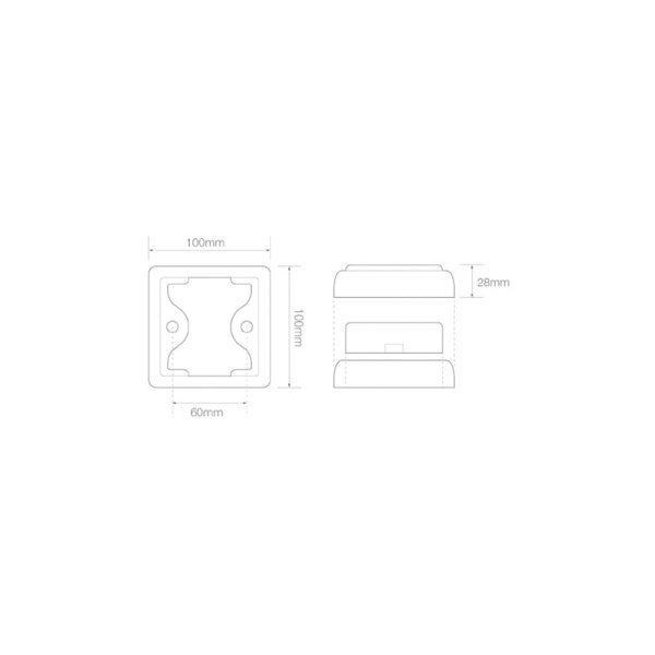 feu arrière LED câble universel 12/24V