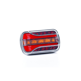 Feu arrière LED compact 3 fonctions 12/24V