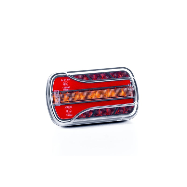 Feu arrière LED compact 3 fonctions 12/24V