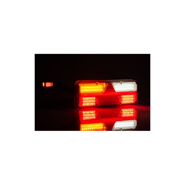 feu arrière LED connecteur AMP 7 PIN droit 9/36V Lavaflow