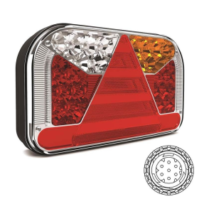 feu arrière LED connecteur AMP 7 PIN droit droit 12/24V Lavaflow