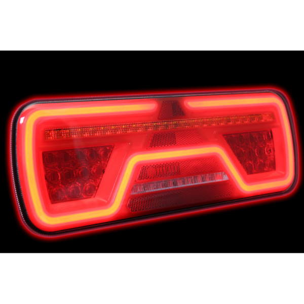 feu arrière LED connecteur AMP 7 PIN droit droit 12/24V Lavaflow