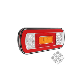 feu arrière LED LED baïonnette à 5 pôles 5p baïonnette V10C5-600B5 universel 12/24 V 12/24V