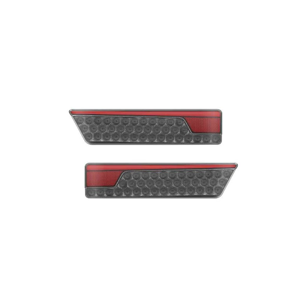 jeu de lampes feu arrière LED câble universel gauche/droite 12/24 V IP67