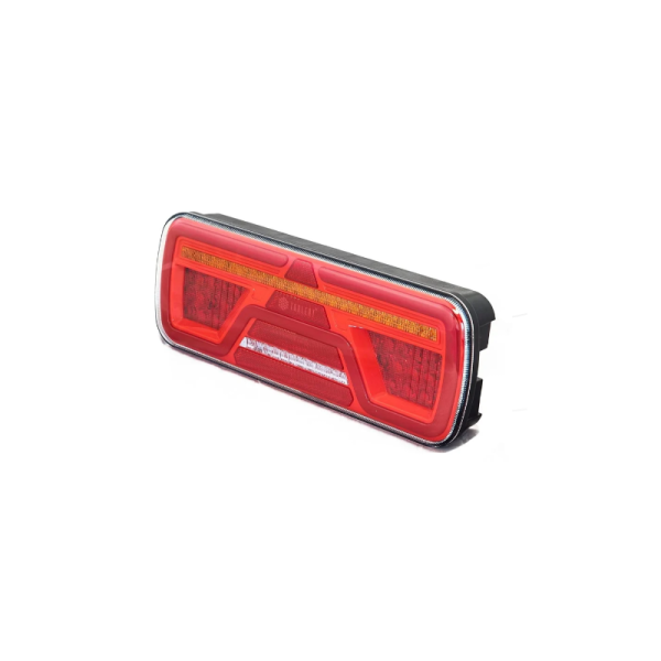 LED neon achterlicht LED 7 PIN's AMP connector + 4x SuperSeal droit 12/24V Lavaflow