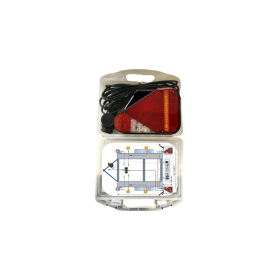 kit d'éclairage LED prêt à l'emploi prise 13 pôles 12/24V , comprenant 2 feux de contour, 4 feux de position latéraux, 2 feux...