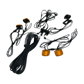 kit d'éclairage LED prêt à l'emploi prise 13 pôles 12/24V , comprenant 2 feux de contour, 4 feux de position latéraux, 2 feux...