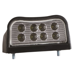 éclairage de plaque LED 12/24V Connecteur coulissant blanc