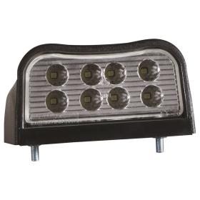 éclairage de plaque LED 12/24V DC câble 200mm, 0,75mm² blanc