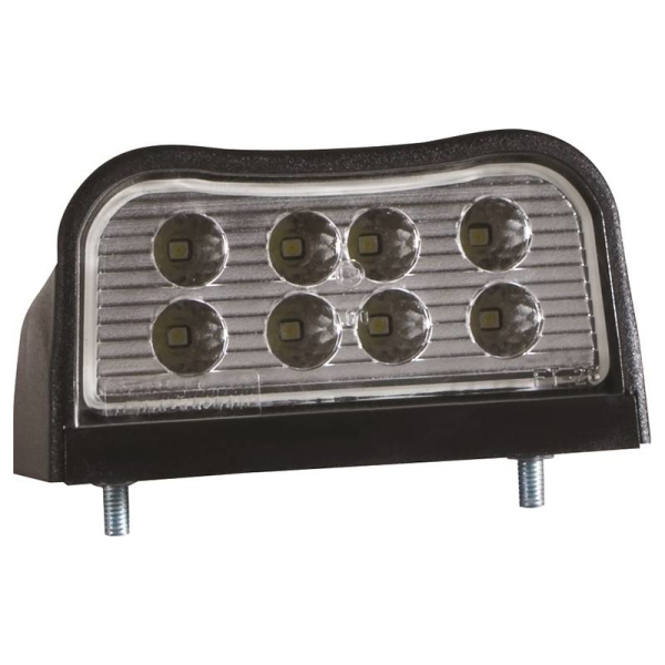 éclairage de plaque LED 12/24V DC câble 200mm, 0,75mm² blanc