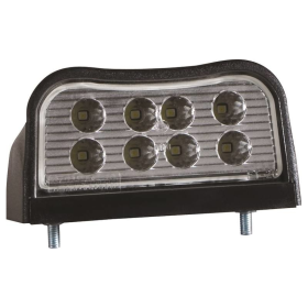 éclairage de plaque LED 12/24V P&R câble 200mm, 2x 1,5mm² rood/wit