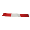 bande de marquage largeur 92 mm, longueur 1000 mm rouge / blanc