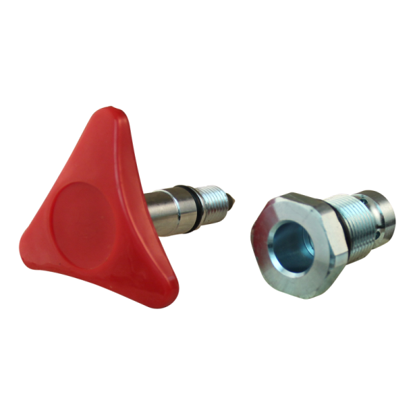 adaptateur bouton tourner noir  rouge PMS12-25-45