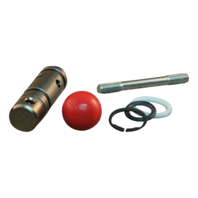 kit de glissière de direction bouton, goupille filetée, bagues d'étanchéité 3x, douille