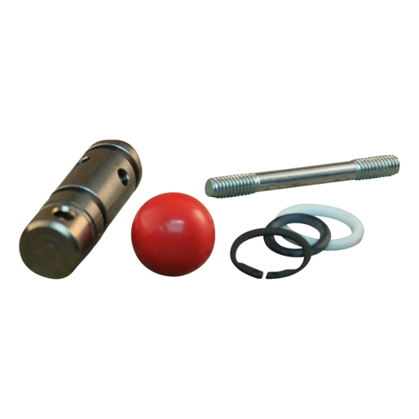 kit de glissière de direction bouton, goupille filetée, bagues d'étanchéité 3x, douille