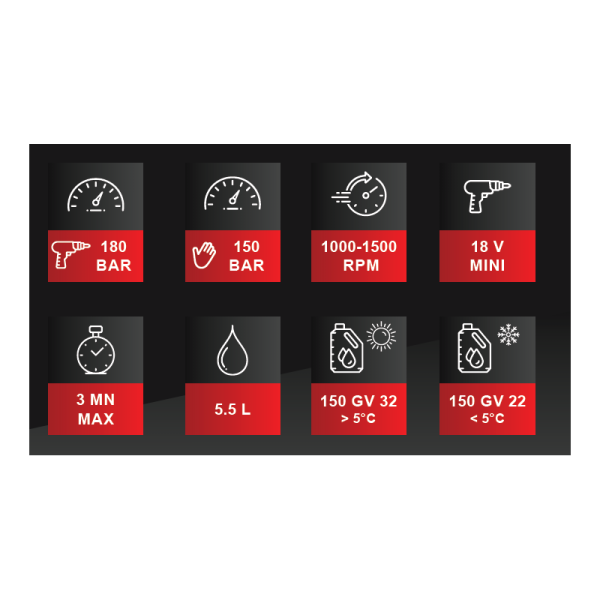 pompe à main et à engrenages FLEXePUMP 20cm³ double effet