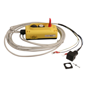 Télécommande à 2 boutons avec verrouillage + clé en plastique